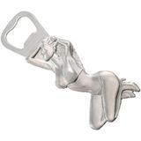 RUBBER BIKINI BOTTLE OPENER MAGNET - USA FLAG 1