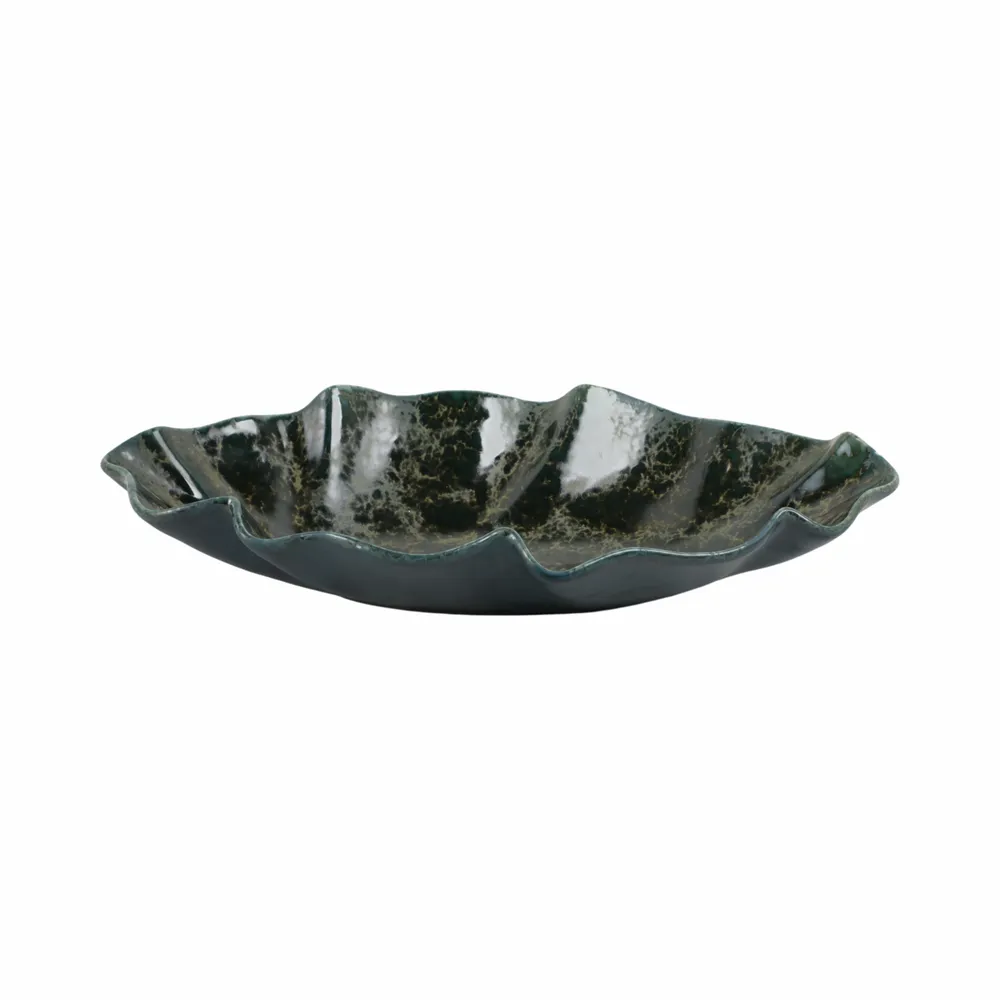 WAYLANDCROSS GREEN BOWL 4 (IN)