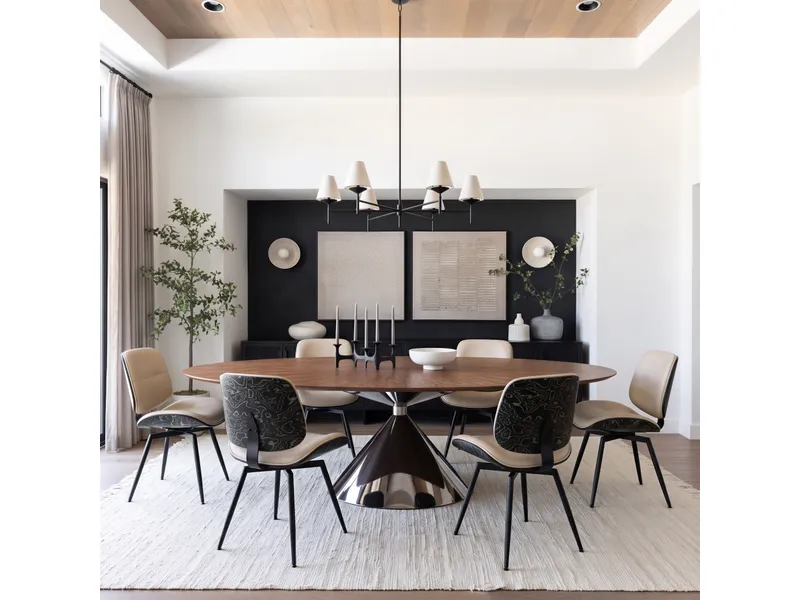 Atmore Dining Table Walnut 10