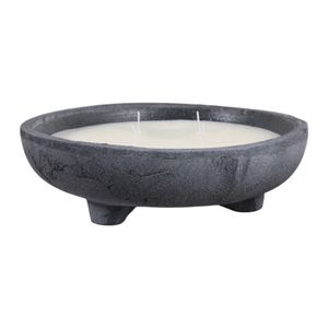 WELDONCREST LEMON DISTRESSED CANDLE 4 (IN) 4