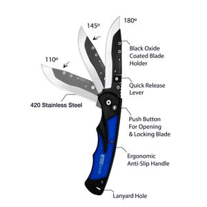 AccuSharp Razor Knife - Blue 6