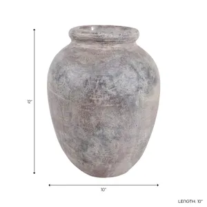 DUNCANRUN GRAY VASE 12 (IN) 10