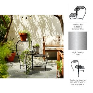 SELBYGATE BLACK PLANT STAND 22 (IN) 11