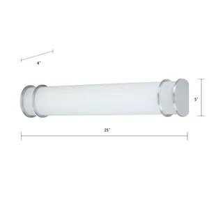 Clarion 25'' Wide 2-Light Wall Lamp - Brushed Nickel 2