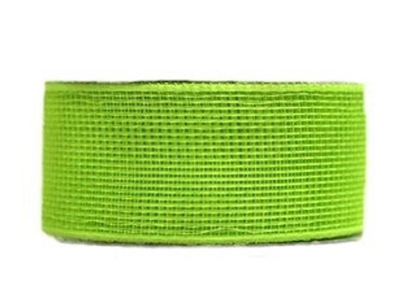 2.5" x 25yds Mesh, Spring Green 1