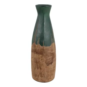 DARIENMILL GREEN VASE 21 (IN) 4