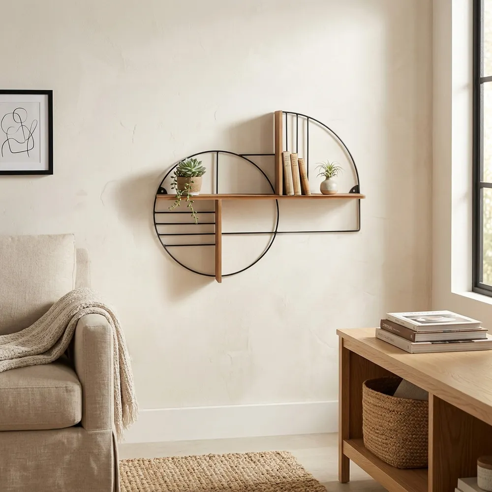BARLOWSTONE BROWN WALL SHELF 19 (IN)