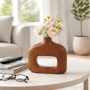BAYFIELD BROWN VASE 7 (IN) 12