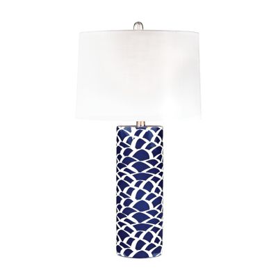 Scale Sketch 28″ High 1-Light Table Lamp - Navy Blue