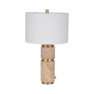 SHAWROSE TAN LAMP 27 (IN) 5