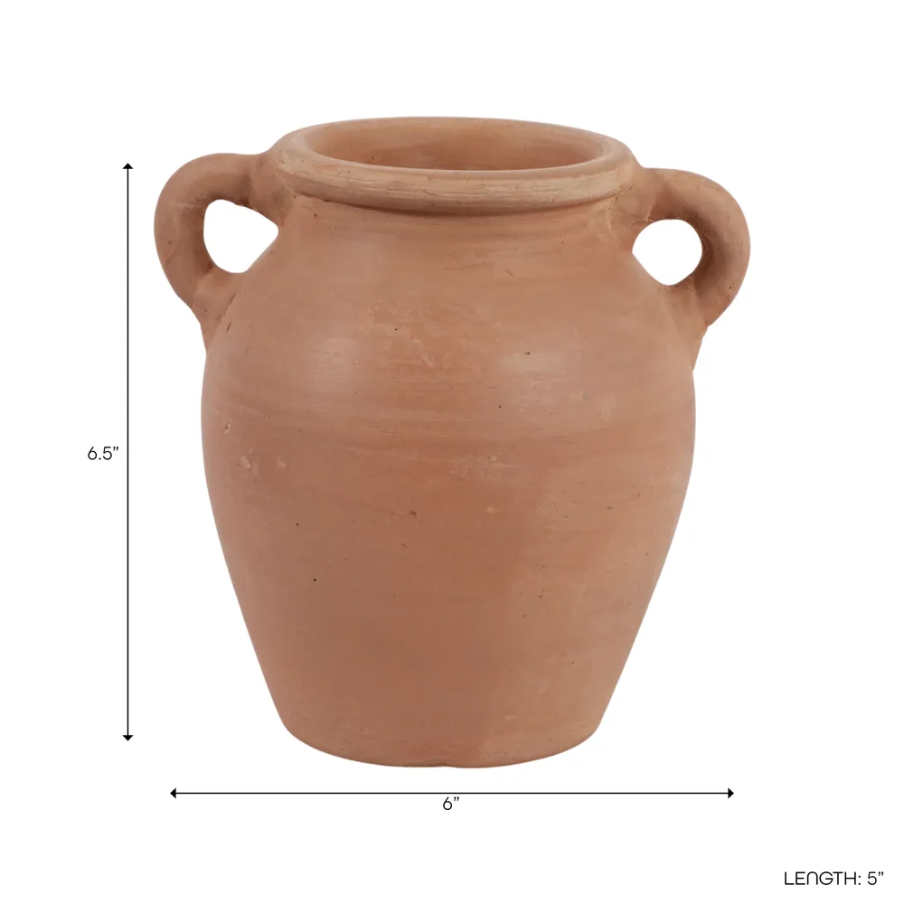 DRAKEWELL RED VASE 7 (IN)