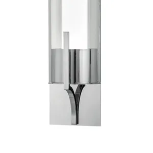 Slope 15'' High Integrated LED Sconce - Chrome 3