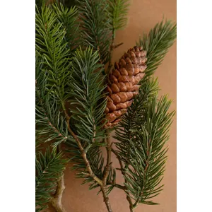 Artificial Fir Spray with Cones 4