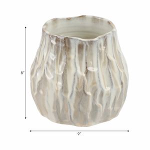 CROSBYLEY CREAM VASE 8 (IN) 9
