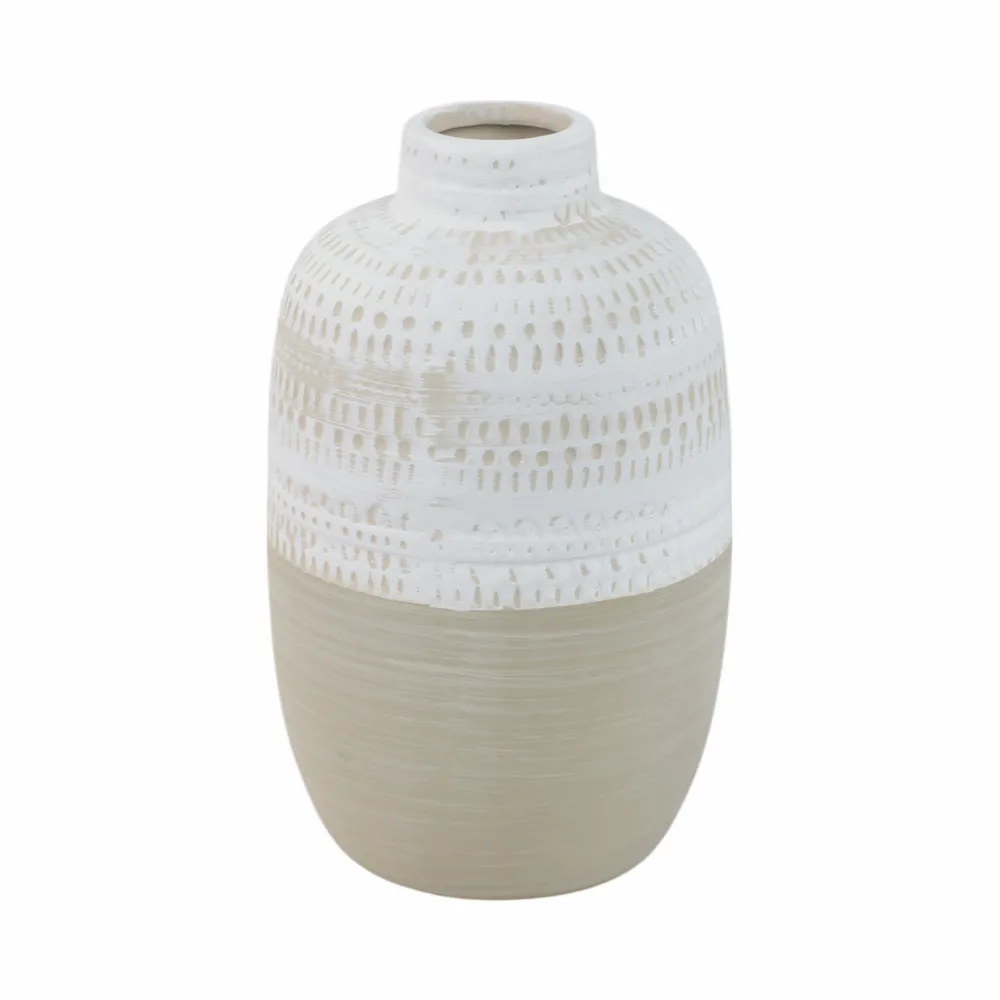 RIPLEYBEACH IVORY VASE 8 (IN)