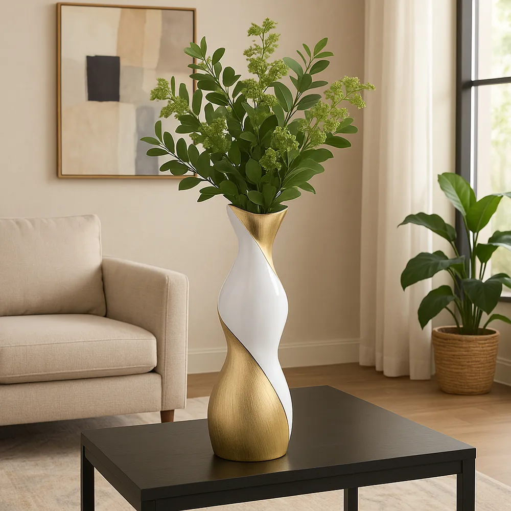 BRICESTONE GOLD VASE 24 (IN)
