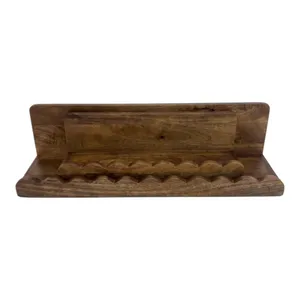 HAYFIELDWOOD SET OF 2 BROWN WALL SHELF 5 (IN) 3