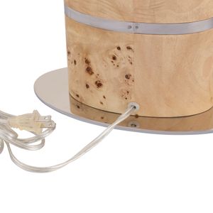 Cahill 28'' High 1-Light Table Lamp - Natural Burl 6