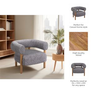 MARCPORT GRAY CHAIR 29 (IN) 9