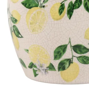 ROSEOAK YELLOW VASE 7 (IN) 8