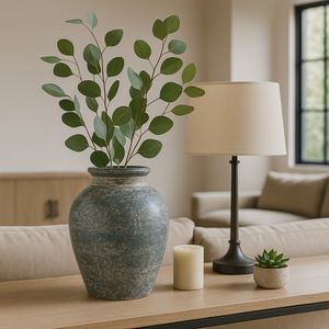 CARLINROSE BLUE VASE 11 (IN) 12