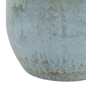HOLLISSIDE GREEN VASE 16 (IN) 8