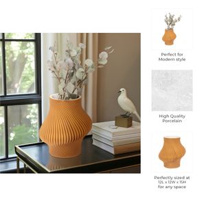 DILLONVALE BROWN VASE 15 (IN) 9