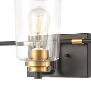 Robins 23'' Wide 3-Light Vanity Light - Matte Black 3