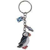 GLITTER KEYCHAIN - PUFFIN 1