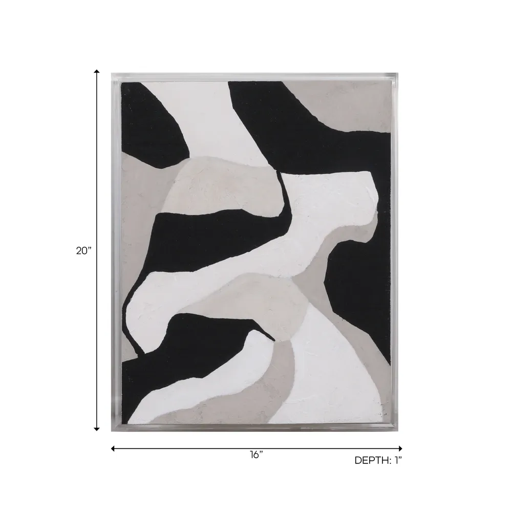 FORRESTHOLM SET OF 6 BLACK ART 20 (IN)