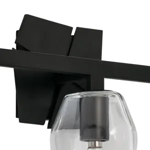 Gaia 19'' Wide 3-Light Vanity Light - Acid Dipped Black 3