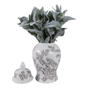 BARTONRUN WHITE CHINOISERIE 15 (IN) 3