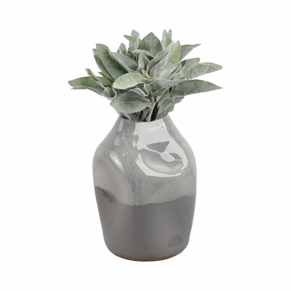 BRONSONLAND GRAY VASE 13 (IN)