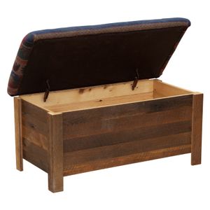 Barnwood Blanket Chest - Premium Fabric 3