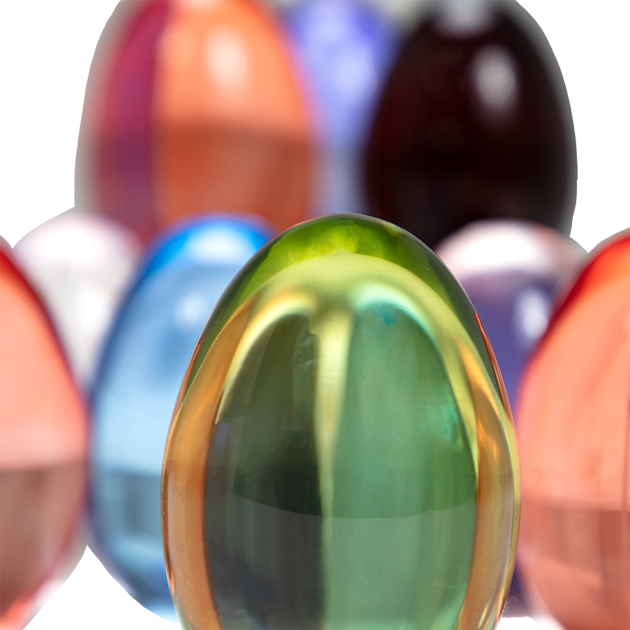 Chroma Acrylic Eggs -Set 12 10