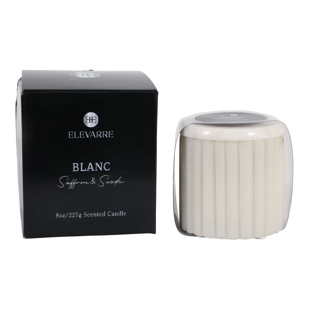 WRENROSE BLANC SAFFRON & SUEDE CANDLE 5 (IN)