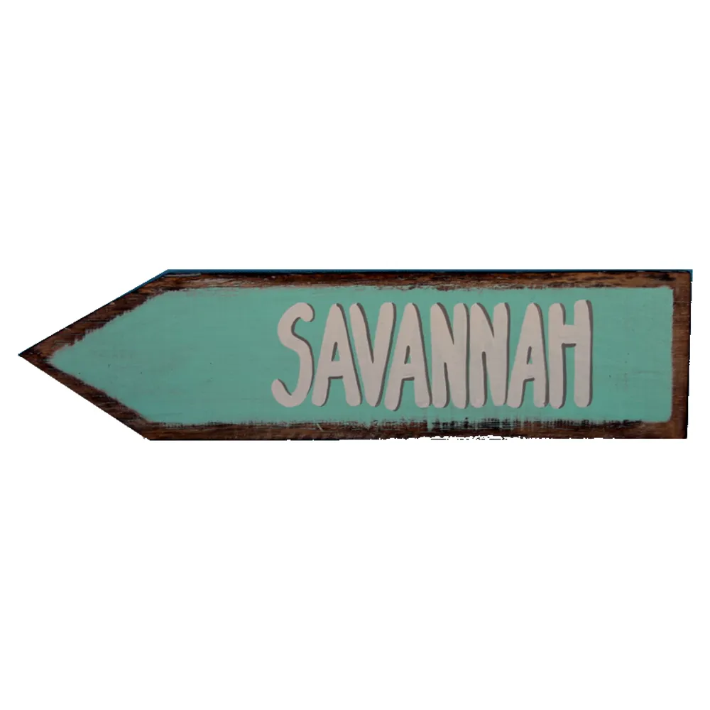 18-1/4" SAVANNAH ARROW SIGN