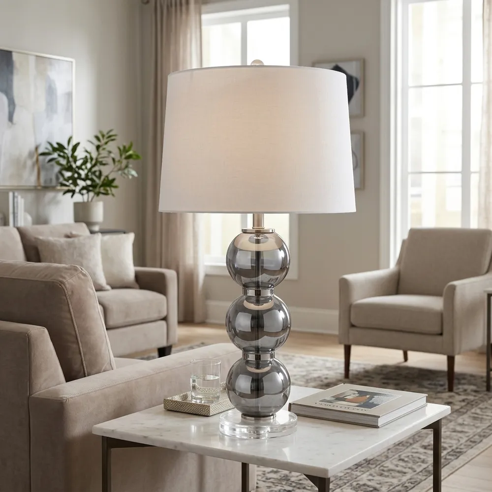 CALTONDALE GRAY LAMP 28 (IN)