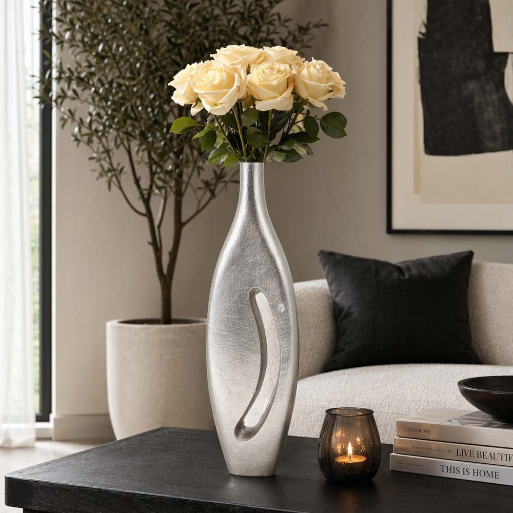 COLVINRUN SILVER VASE 20 (IN)