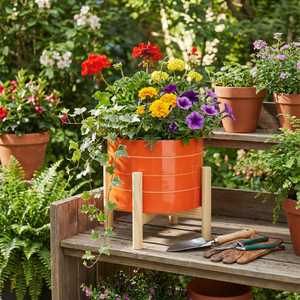 PEYTONFORD ORANGE PLANTER 9 (IN) 13