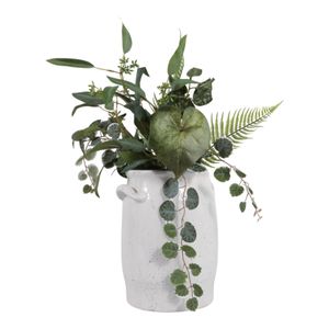 ZANE WHITE VASE 12 (IN) 3
