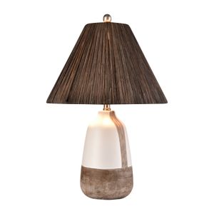 Kirkover 26'' High 1-Light Table Lamp - White Glaze 1