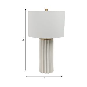 HANNAHBURN WHITE LAMP 27 (IN) 7