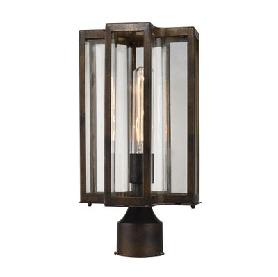 Bianca 15″ High 1-Light Outdoor Post Light - Hazelnut Bronze