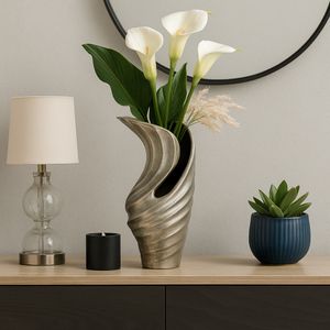 MILTONMOOR SILVER VASE 16 (IN) 13