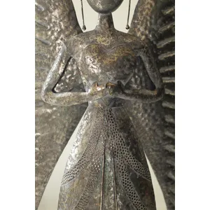 Giant Rustic Metal Christmas Angel / Small 3