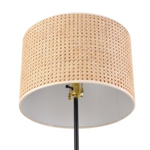 Baitz 62.5'' High 1-Light Floor Lamp - Matte Black 5