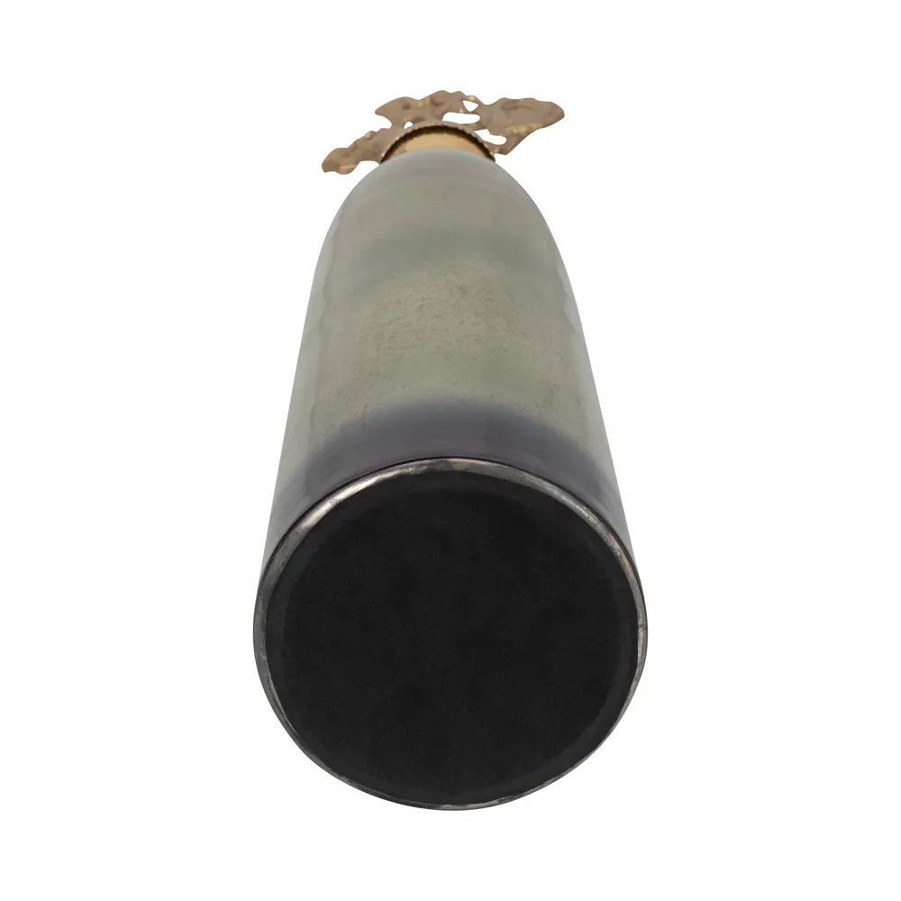 BECKETTWELL GOLD GLASS VASE 41 (IN)