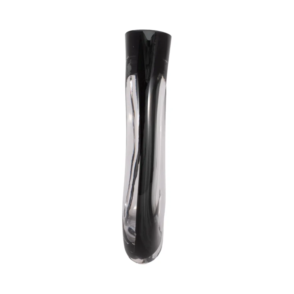 ELWYNMILL BLACK GLASS VASE 13 (IN)