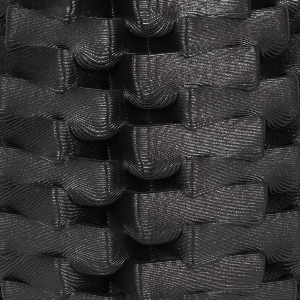 OLIVERSTONE BLACK VASE 13 (IN)
